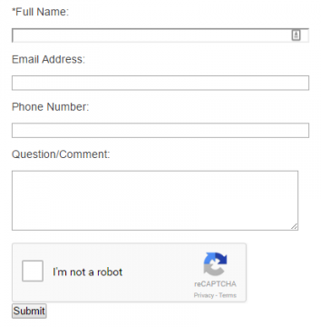 Fully-functional web form with ReCAPTCHA