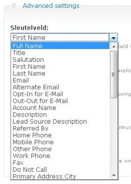 Webform2Sugar Modifications